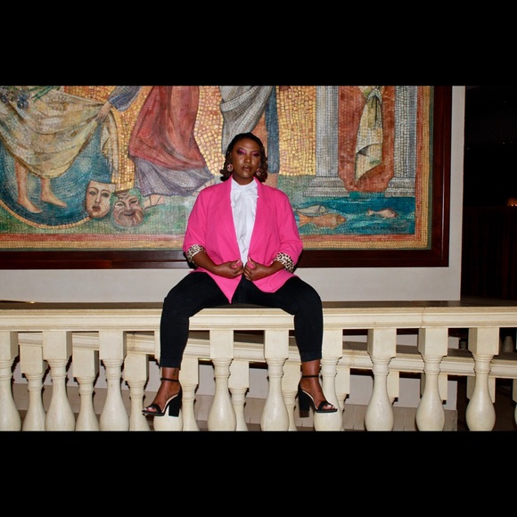 Leopard Cuffed Blazer - Picture 6 of 6